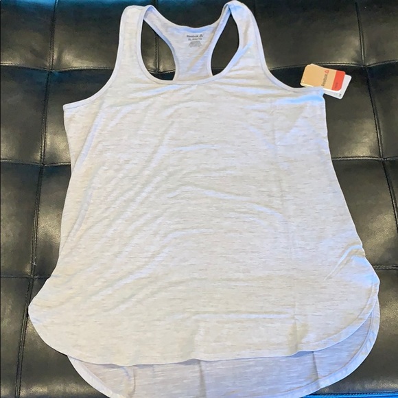 Reebok Tops - Reebok Legend Singlet Silver Sconce Heather Tank